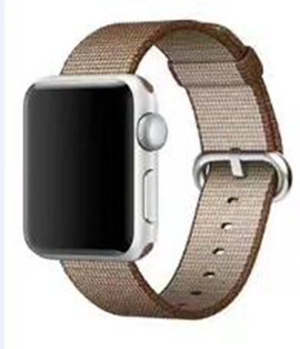 Новейший тканый нейлоновый ремешок для часов iWatch Apple Watch Спортивная петля браслет 38 мм 42 мм 40 мм 44 мм Серия 1 2 3 4 серия 5 - Цвет ремешка: coffee