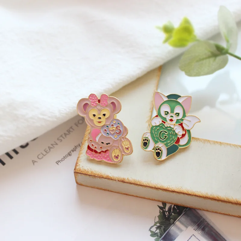 Lovely Cartoon Rabbit Bear Cat Brooch Fashion Collar Pin Alloy Brooches | Украшения и аксессуары