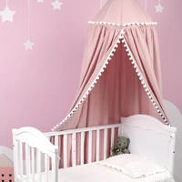 princess bed canopy net for kids baby bed round dome kids indoor outdoor castle play tent hanging house decoration reading nook