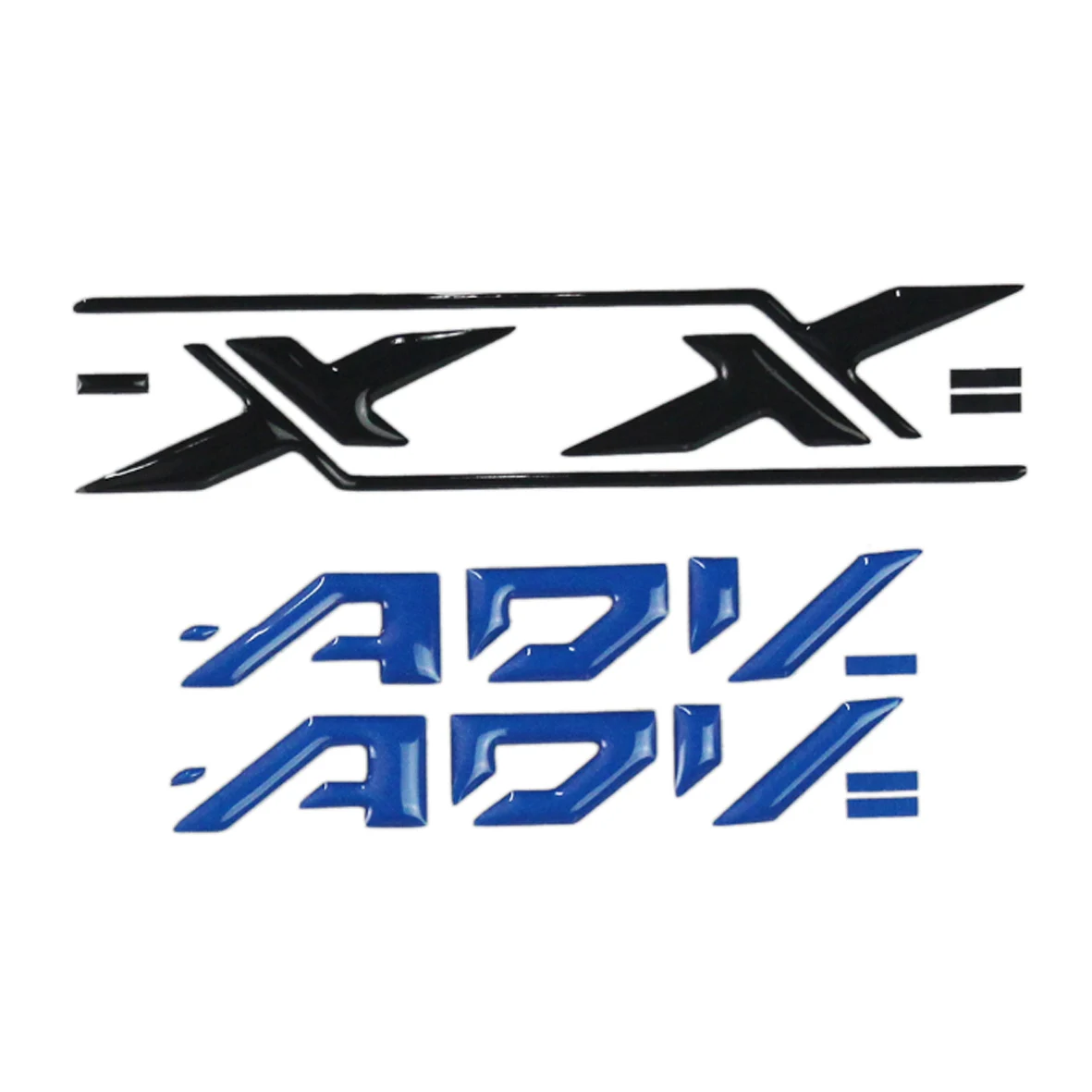 Наклейки на мотоцикл боковая панель цветной логотип наклейка светоотражающий 3D