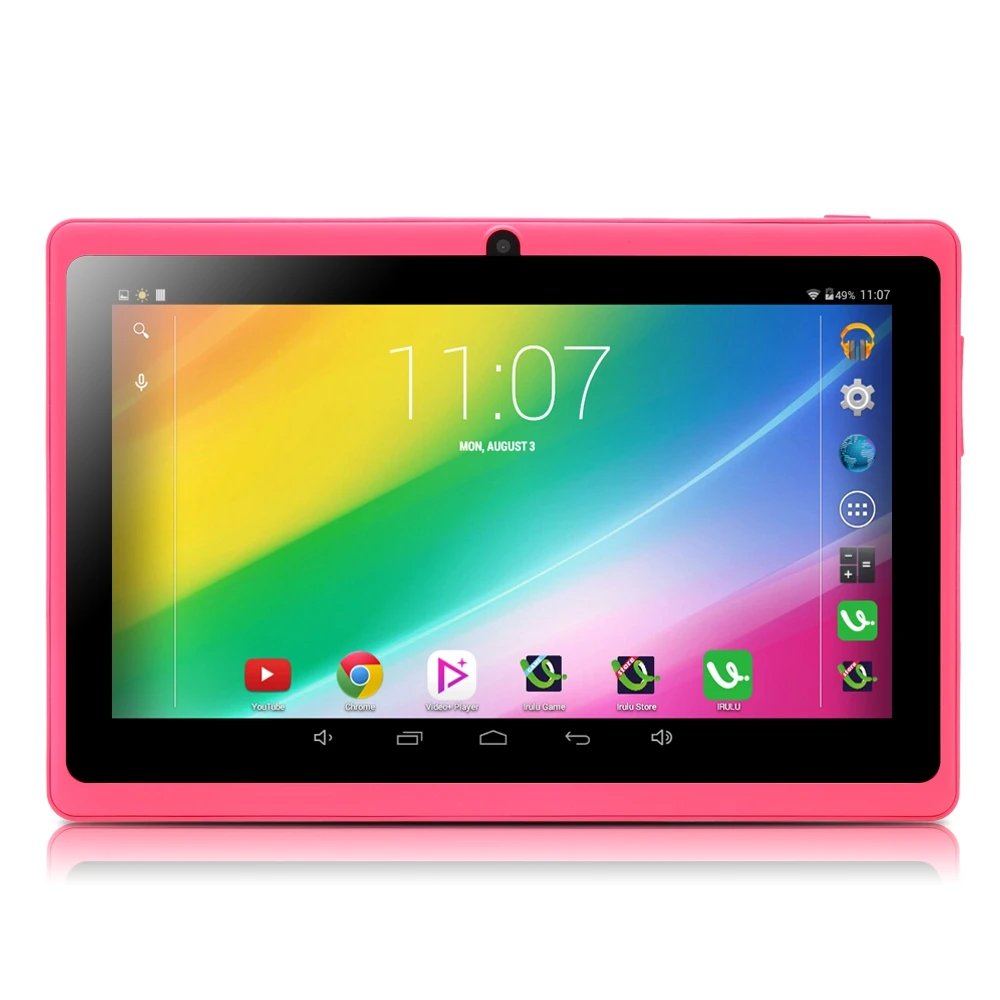 IRULU eXpro X1 7 дюймов Allwinner Android 4.4 Tablet Quad Core 8 ГБ 1024*600 HD Двойной Камеры Google APP Играть Wi Fi