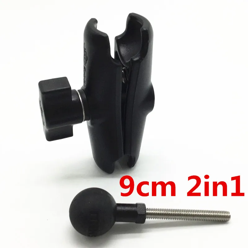 9cm kit Мотоцикл держатель мобильного телефона на шариковое крепление для gopro крепления RAM удлинитель gps Nevigator кронштейн шаровой головки - Цвет: 9cm kit