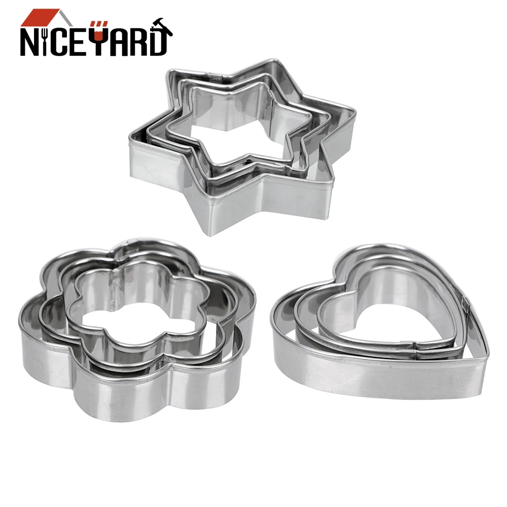 Форма для выпечки NICEYARD 3 шт./компл. из нержавеющей стали форма печенья сделай сам