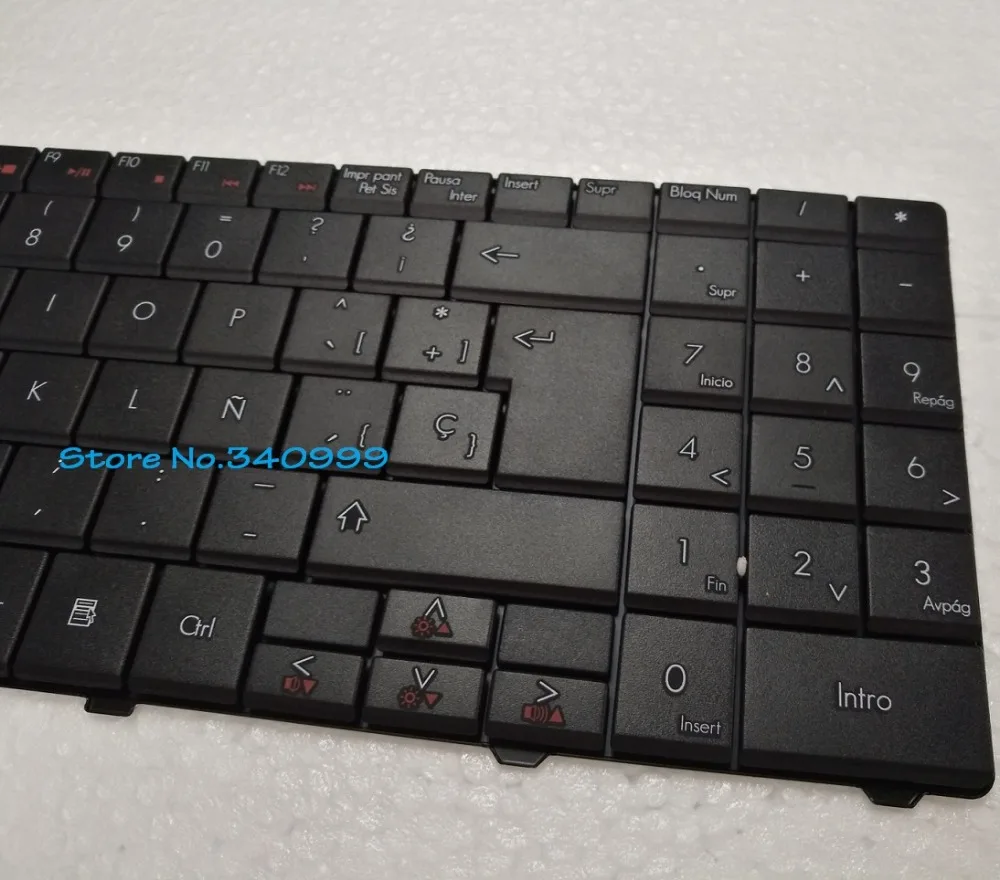 

Free shipping New laptop keyboard for GATEWAY NV52 NV53 NV54 NV56 NV58 NV59 Keyboard Spanish Teclado Black