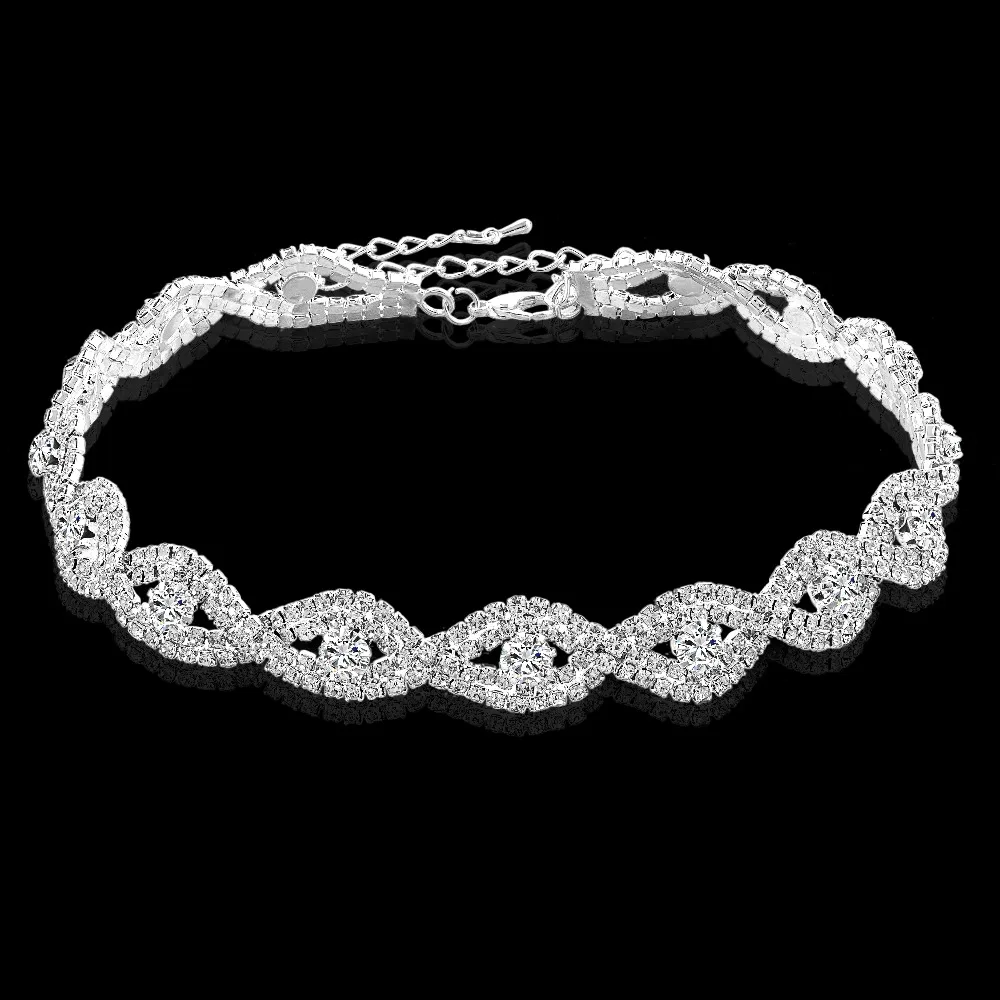 CHICVIE Серебряное колье из нержавеющей стали эффектные ожерелья и кулоны витрина с