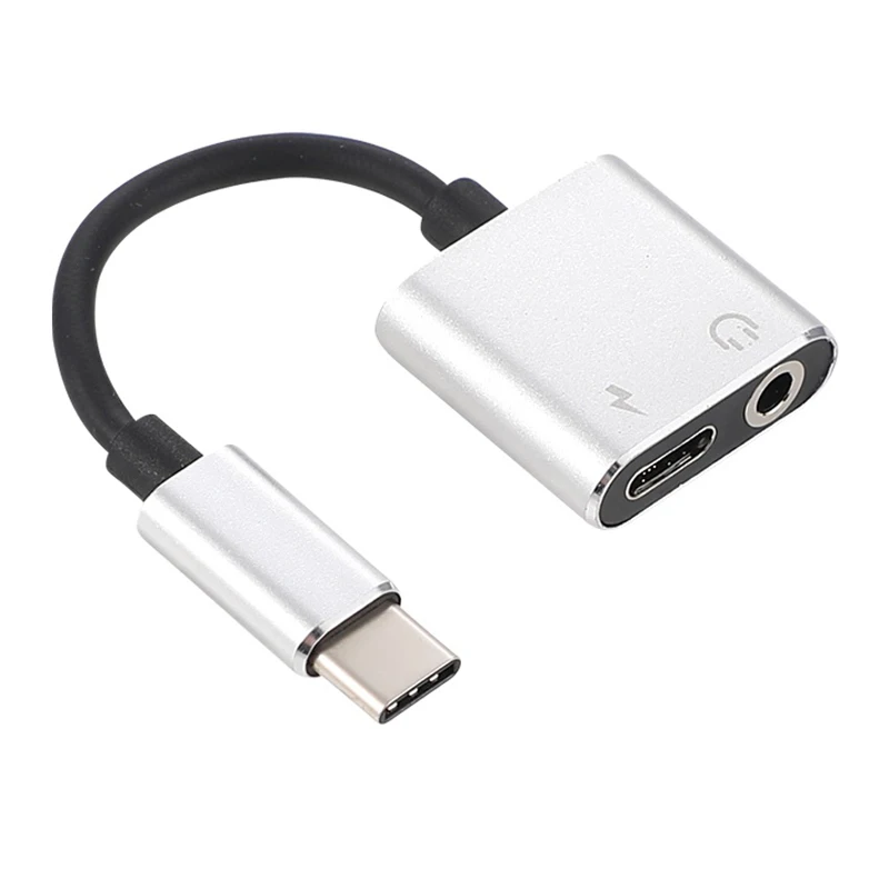 2 в 1 Тип C аудио кабель-Переходник USB & 3 5 мм разъем для наушников кабель-адаптер