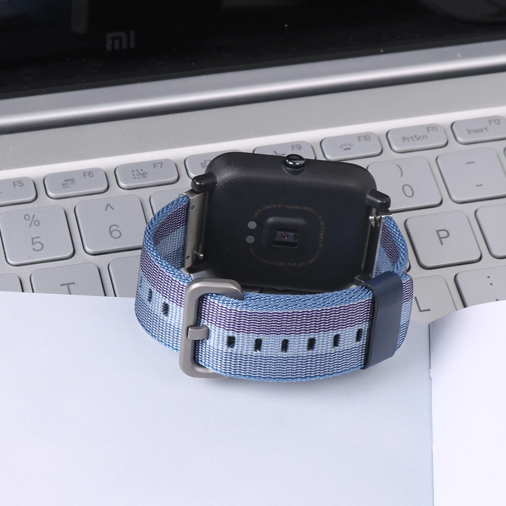 Универсальный сменный нейлоновый браслет SIKAI 20 мм для смарт часов Xiaomi Huami Aamazfit