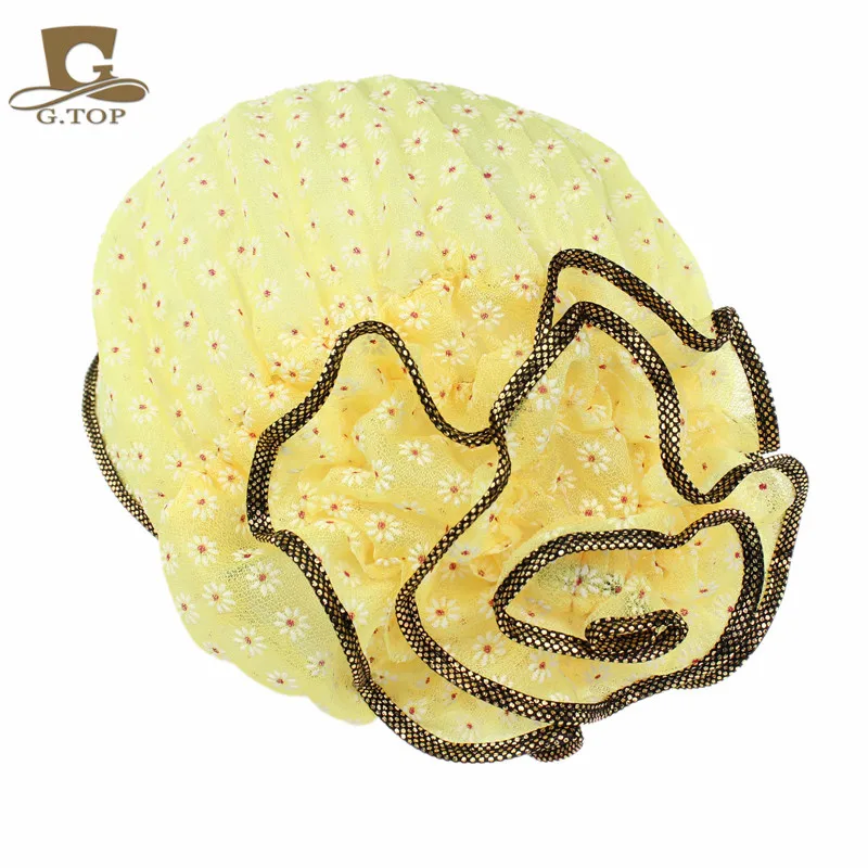 Бесплатная доставка новинка модная женская кружевная Шапка-бини с цветами шапка