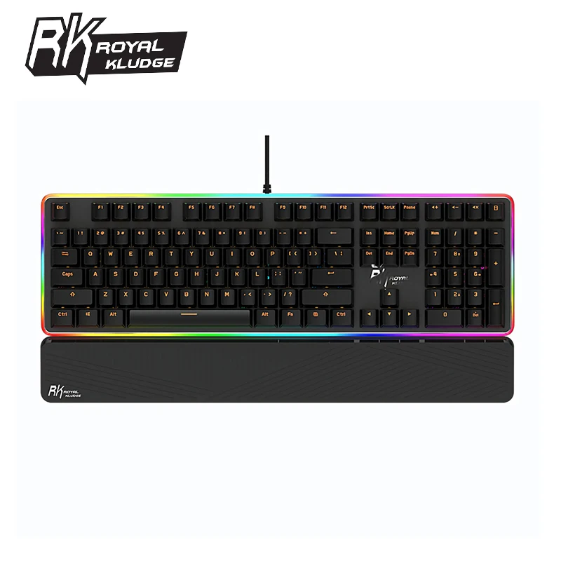 Механическая игровая клавиатура Royal Kludge RK919 с 108 клавишами проводная USB NKRO RGB