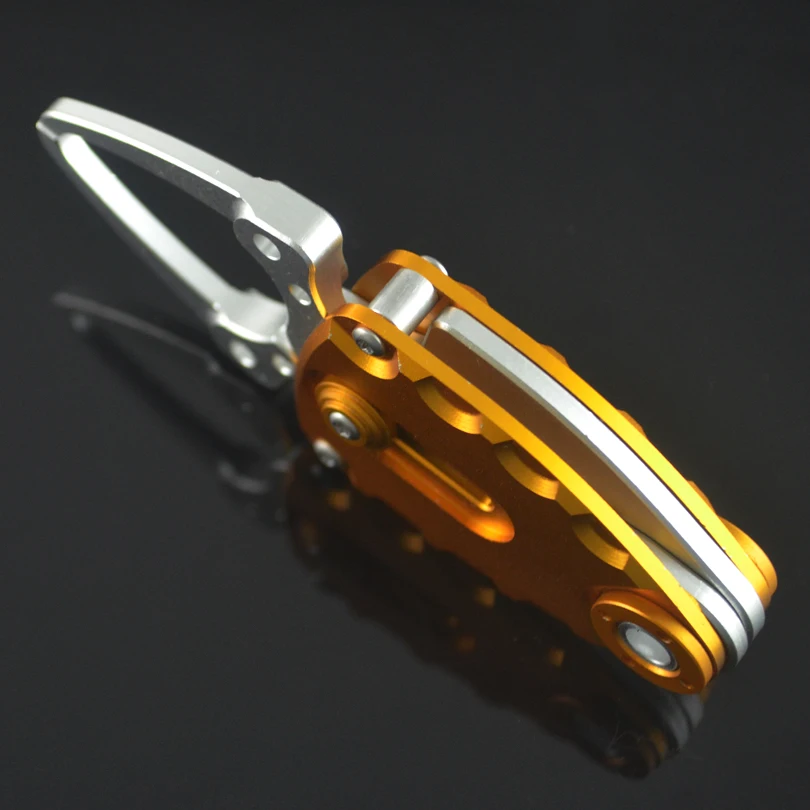 MNFT 1Pcs Aluminium Alloy Mini Fish Lip Grip Gripper Fishing Grabber Grips Control Pliers Hook Remover Lure Fishing Tackle Tool