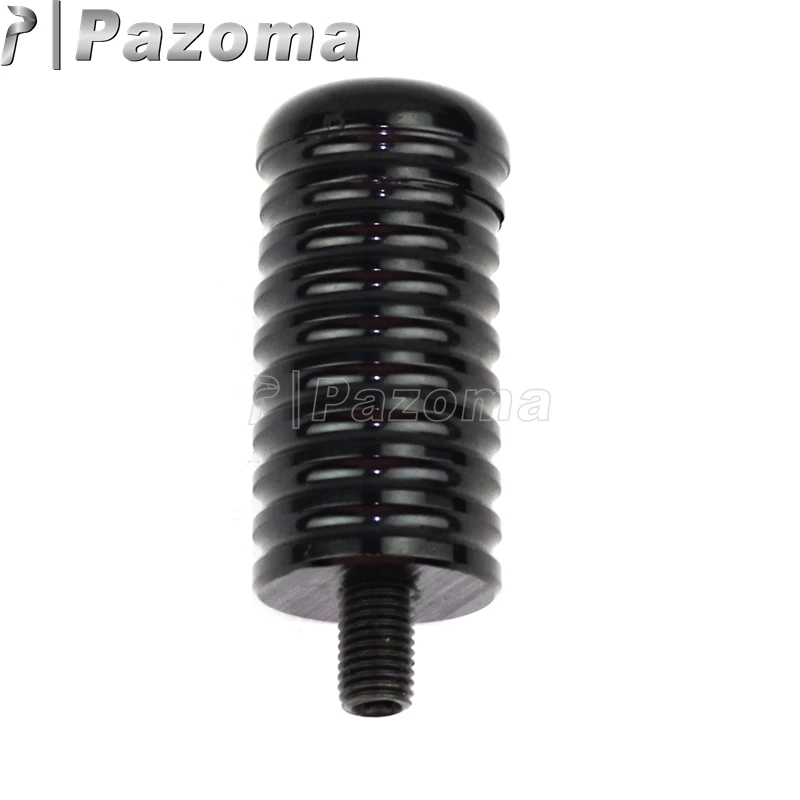 PAZOMA 8mm Bolt CNC Aluminum Black O-ring Ribbed Shifter Peg for Harley 883R 883L 48 Sportster Rough Crafts | Автомобили и