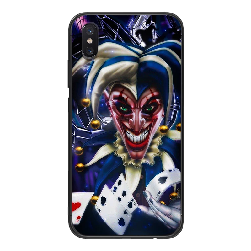 Темный ужас Скелет клоуна для Xiaomi Redmi Note 5 S2 7 Plus 6x3 3S Pro 4A 4X 5A 6A премьер-чехол для mi 9 8 RG Lite