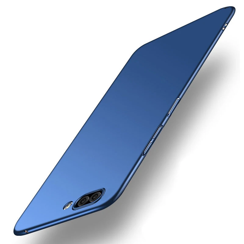 Синий Чехол для huawei Honor 10, деловой Тонкий Жесткий чехол из поликарбоната, задняя крышка для Honor10 10 Lite View 10 20 Pro V20, чехол s, чехол для телефона - Цвет: Синий