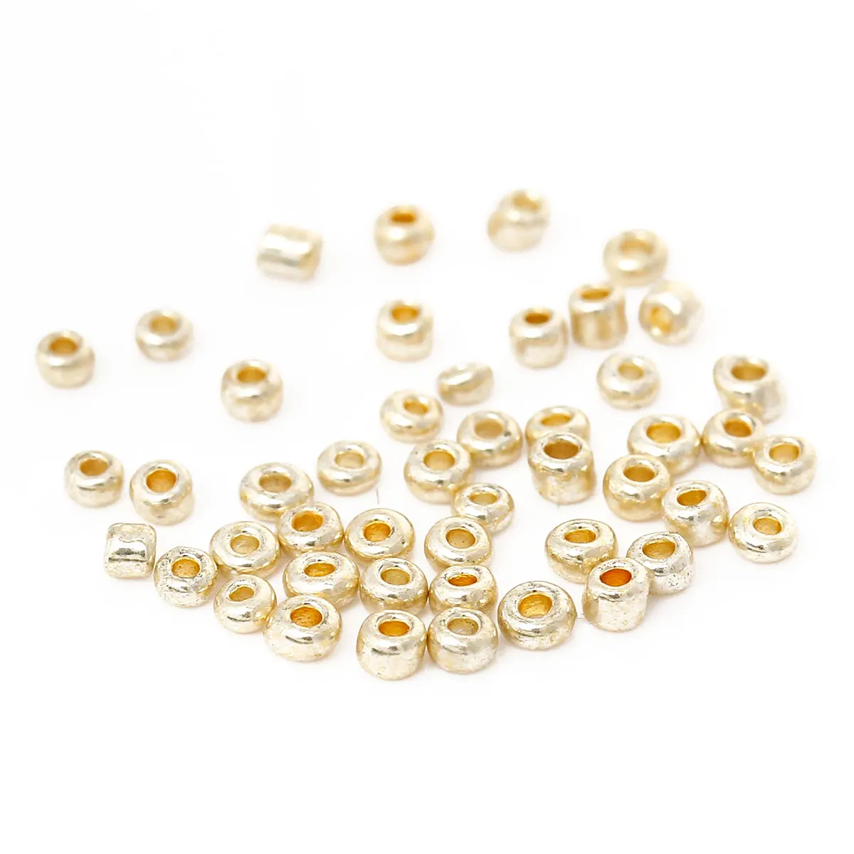 DoreenBeads 10/0 стеклянный бисер цилиндрический золотой цвет сделай сам изготовление