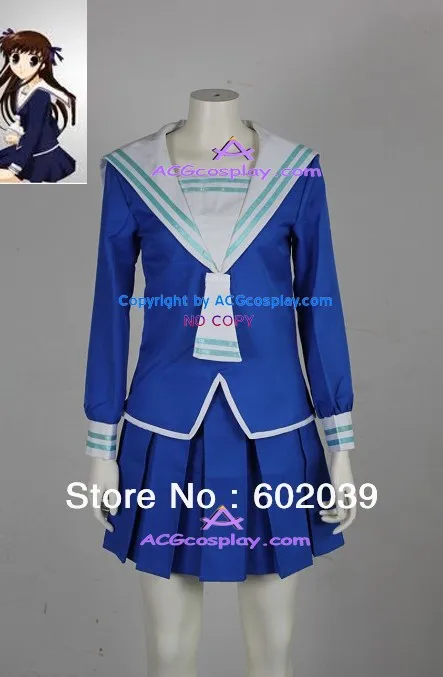 Корзина с фруктами костюм для косплея униформа девочки школьная форма Версия 2 |