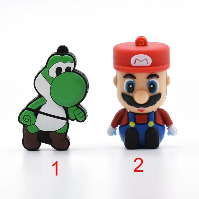 Игра “Марио” мультяшный флеш-накопитель USB Flash Drive 8 GB Марио динозавр в форме 64 memory