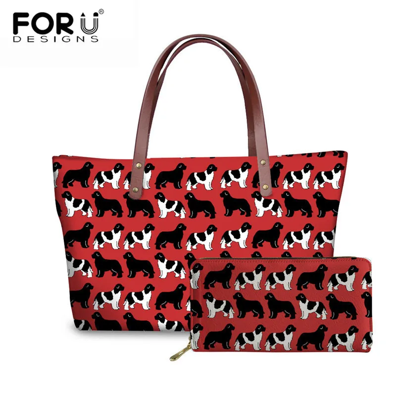 

Комплект женских сумок FORUDESIGNS, кошельки и сумочки для собак, Стефан, дизайнерская сумка через плечо для женщин, ручные сумки, сумки для женщи...