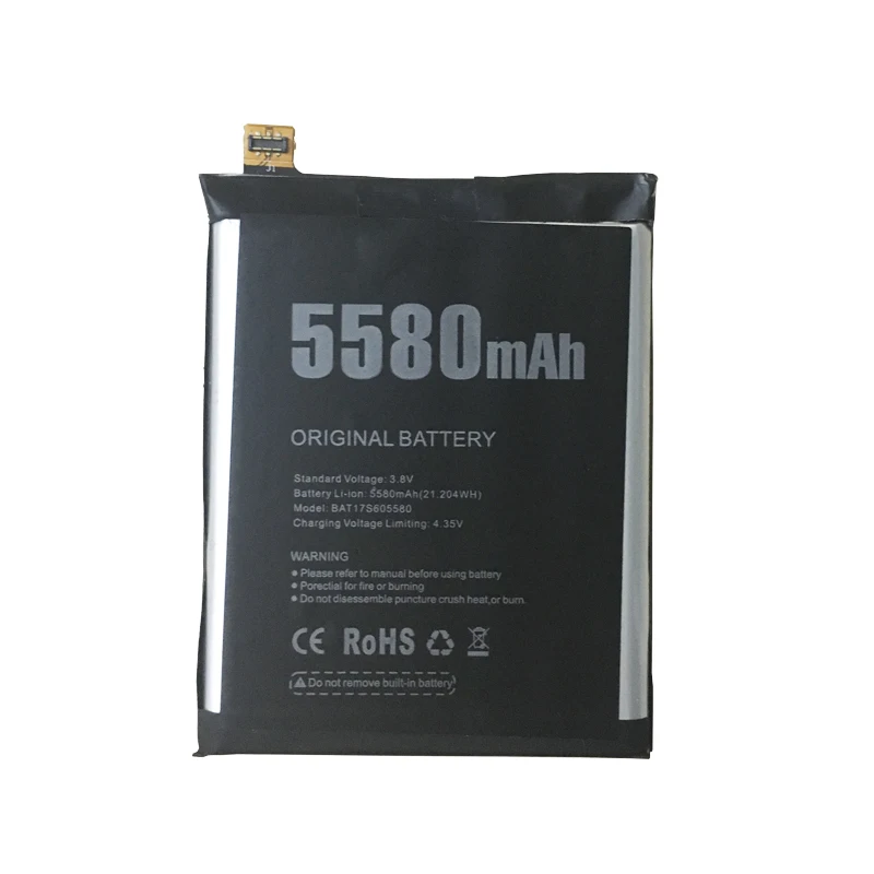 Hekiy 100% Новый оригинальный запасной аккумулятор Для DOOGEE S60 BAT17M15580 и BAT17S605580 5580 мАч