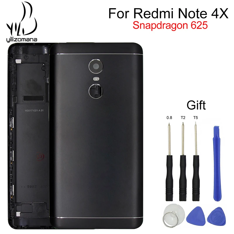 Оригинальный запасной телефон YILIZOMANA Корпус задней двери для Xiaomi Redmi Note 4X MTK HelioX20