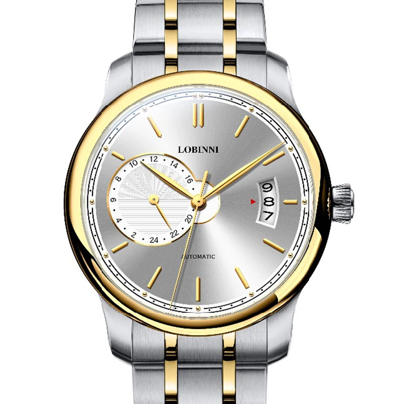 Швейцарские мужские часы LOBINNI роскошные брендовые японские автоматические