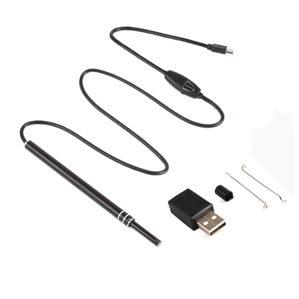 Визуальная ложка Hd для чистки ушей эндоскоп уход за здоровьем очиститель