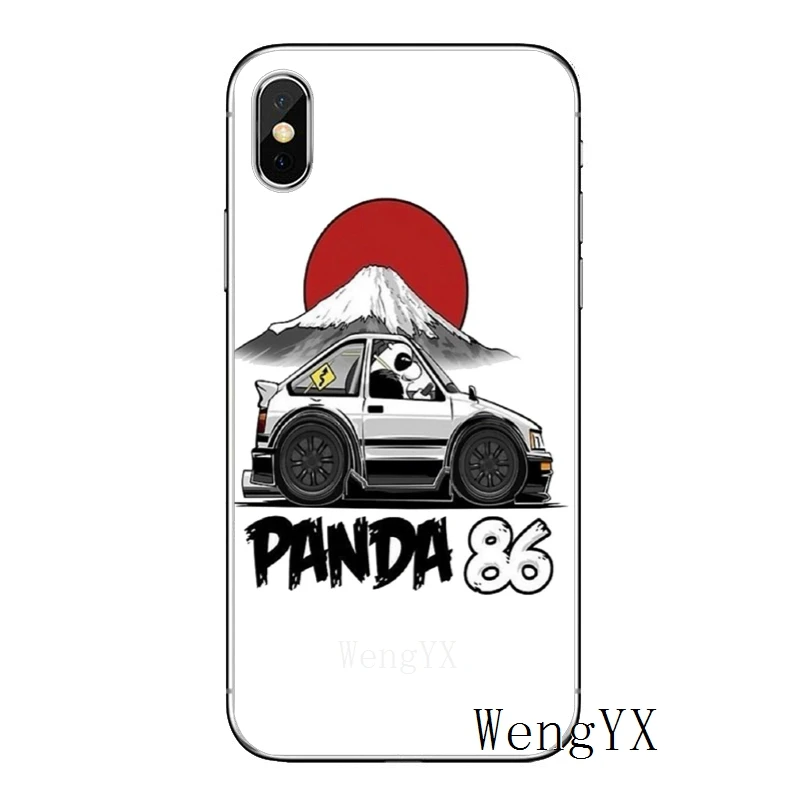 Initial D Ae86 роскошь для Apple iPhone 8 7 plus 6s 6 plus X XR XS Макс SE 5S 5c 5 4S 4 ТПУ Мягкая Телефон Чехол - Цвет: Initial-D-Ae86-A-04