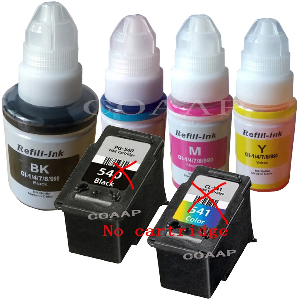 PG 540 CL 541 заполненный чернилами высокого качества для Canon pixma MG3155 MG3200 MG3255 MG3500 MG3550