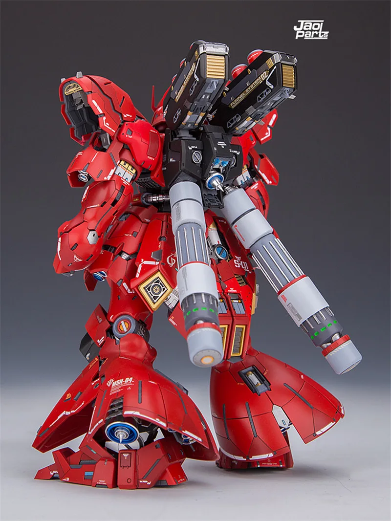 JAOparts металлические модифицированные части набор для Bandai RG 1/144 MSN-04 Sazabi Gundam с наклейкой и выгравированным листом DJ026