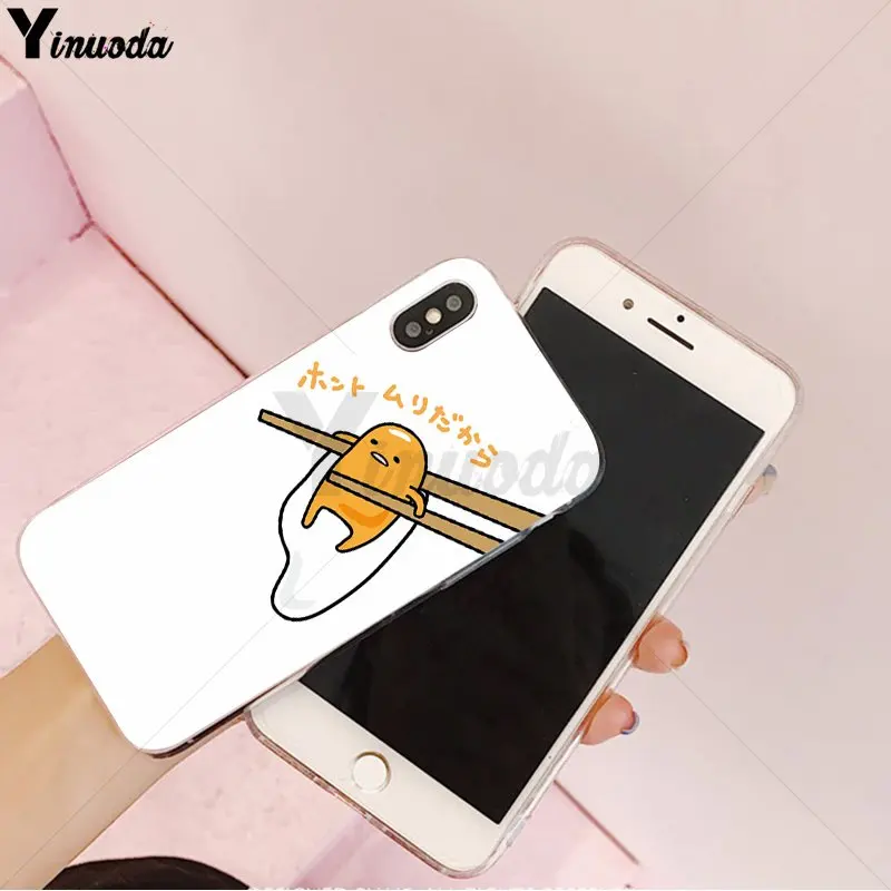 Yinuoda Милый gudetama ленивое яйцо новое поступление чехол для мобильного телефона Apple