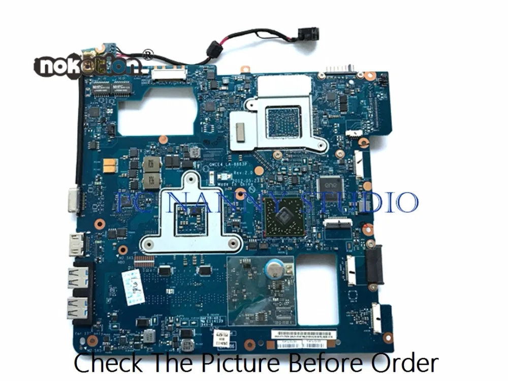 Материнская плата PANANNY для ноутбука Samsung NP355C4C NP355V5C протестированная QMLE4 LA 8863P BA59