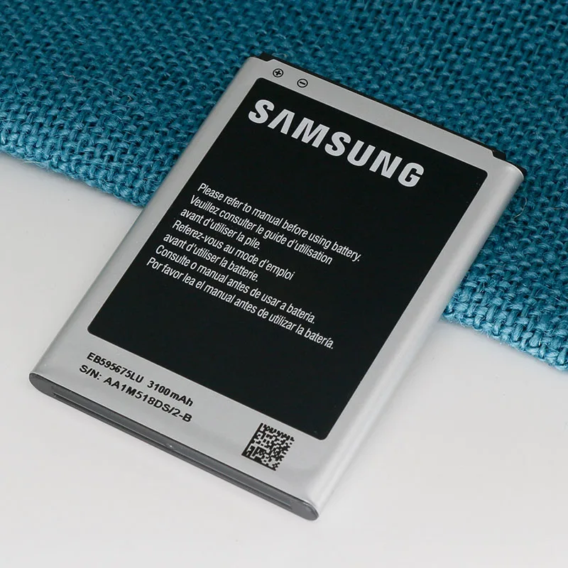 Оригинальный аккумулятор samsung для Galaxy Note 2 N7100 N7102 N7105 T889 EB595675LU 3100 мАч чехол в