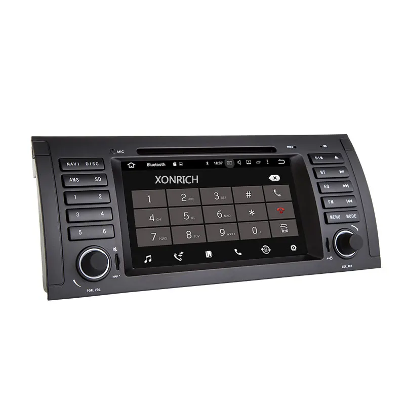 Автомобильный DVD плеер Josmie 1 Din Android 8 GPS радио для BMW E39 X5 E53 M5|Автомагнитолы| |