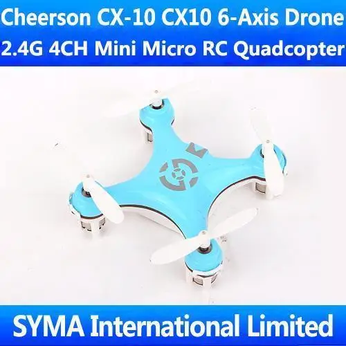 Cheerson CX 10 CX10 4 см 2 4G 4CH 6 Axis GYRO Mini Micro RTF RC Квадрокоптер Quadricopter НЛО Ar. Дрон против Hubsan