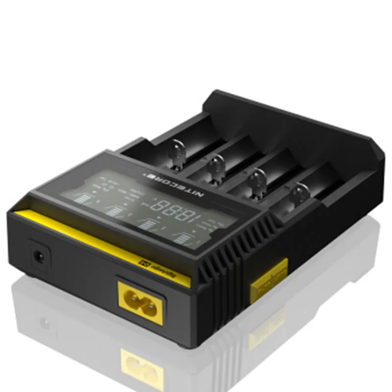 Nitecore D4 D2 Новый I4 I2 Digicharger LCD Интеллектуальный Li Ion AA AAA 18650 14500 16340 26650 Быстрая зарядка