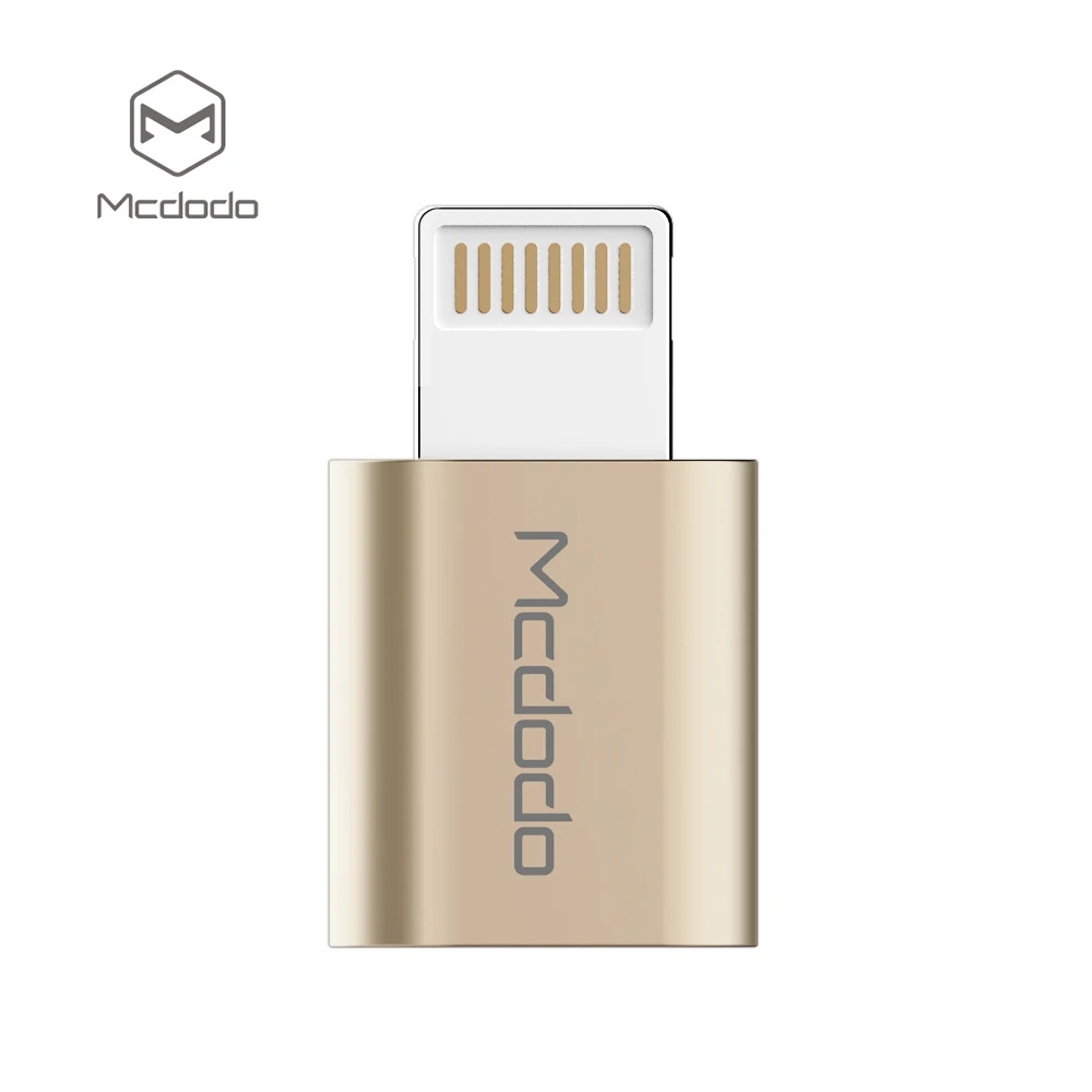 Мини-usb кабель Mcdodo OTG адаптер-конвертер для Lightning-Micro USB адаптер быстрое зарядное