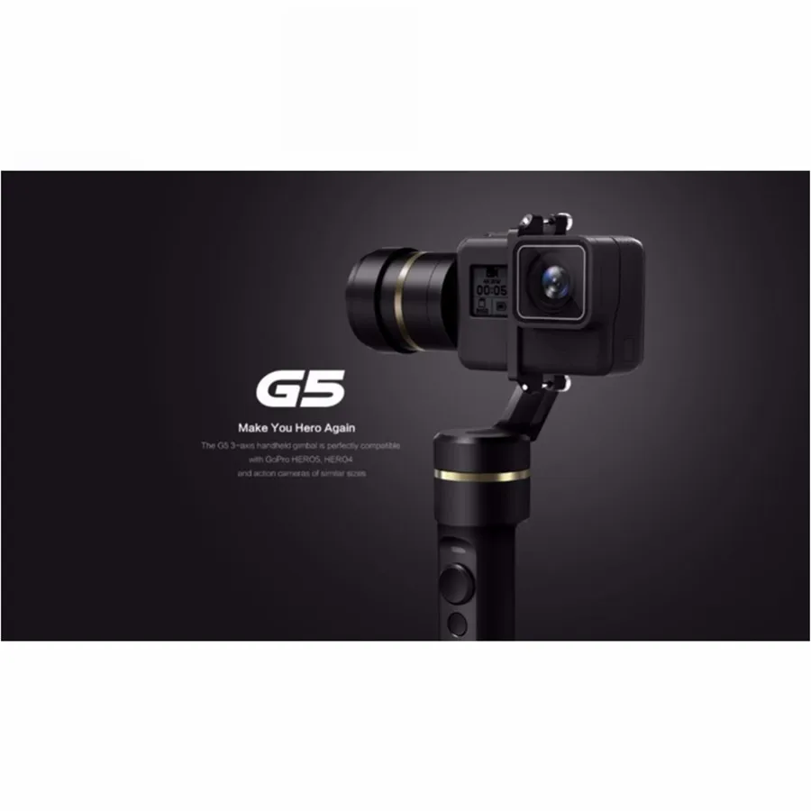 3 осевой Ручной Стабилизатор Feiyu tech G5 для GoPro Hero 5/4 унций в наличии|Аксессуары