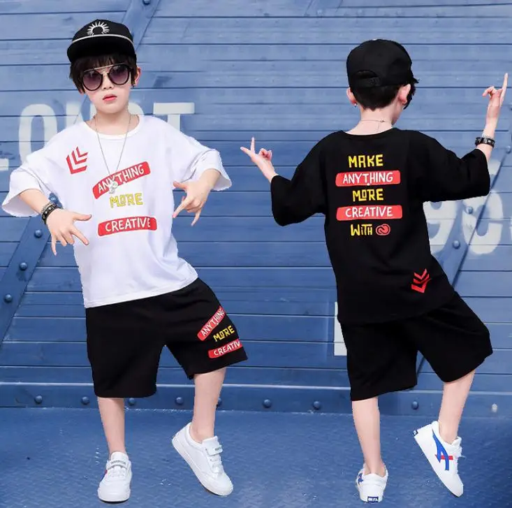 2019 Kids Clothing Set Summer Boys Fashion Clothes 3 4 5 6 7 8 9 10 12 Years Short Sleeve Cotton Children Sets For Boy | Детская одежда