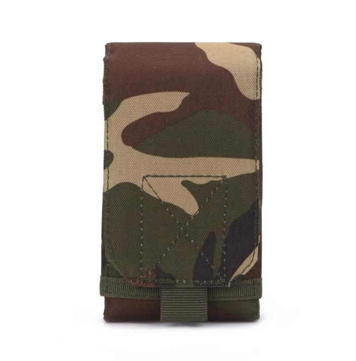 Jungle Camouflage Уличная камуфляжная Сумка тактический армейский держатель для телефона спортивный поясной ремень чехол водонепроницаемый нейлон EDC Спорт Охота Камуфляж сумки в рюкзаке - Цвет: Jungle Camouflage