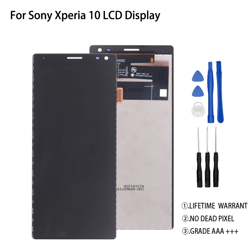 Оригинальный Для Sony Xperia 10 ЖК дисплей сенсорный экран дигитайзер для I3123 I3113 I4113 I4193