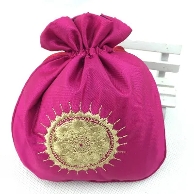 2 шт. маленькие тканевые подарочные пакеты со шнурком и вышивкой|pocket coin|pocket pouchpocket