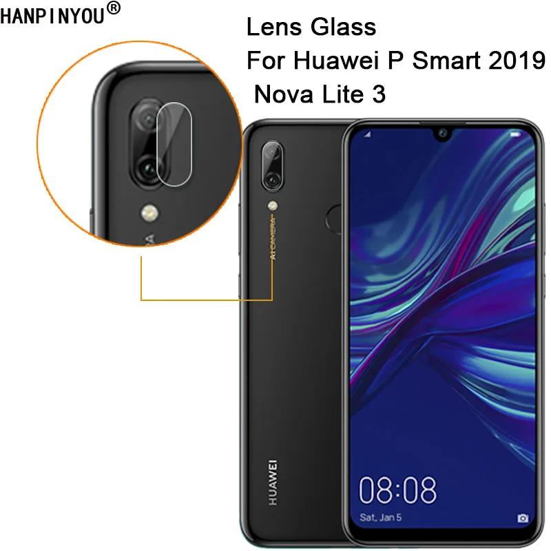 Защитная пленка для объектива камеры Huawei P Smart 2019 / Nova Lite 3 защитная из закаленного