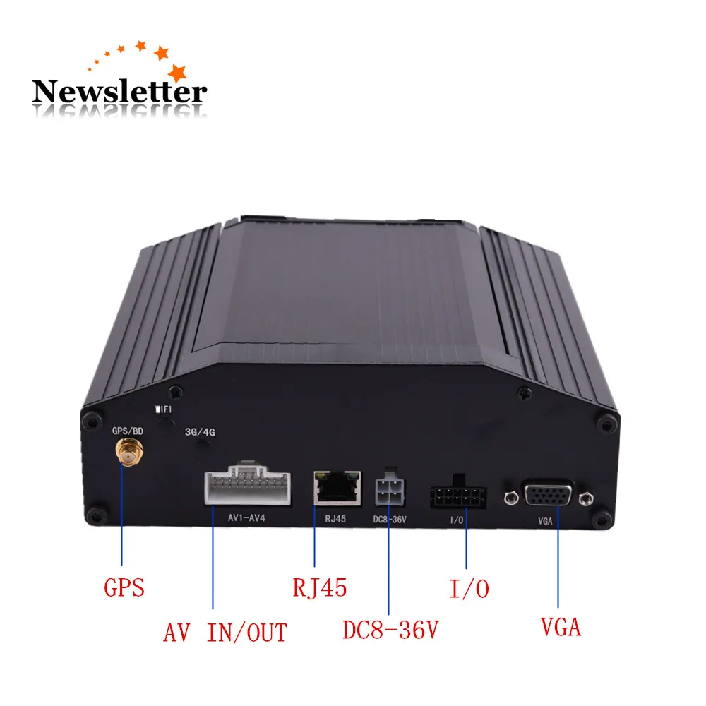 H.264 AHD 720 P 4 Каналы HDD SD-карта GPS грузовик автомобиля такси автомобилей школьный