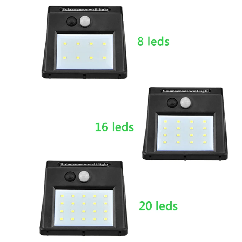 Солнечная энергия светодиодный солнечный свет наружный настенный светильник