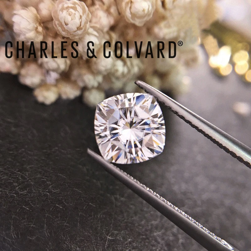Тестирование положительных сертифицированных Charles Colvard Forever One 2 Carats Effect VS DEF Color