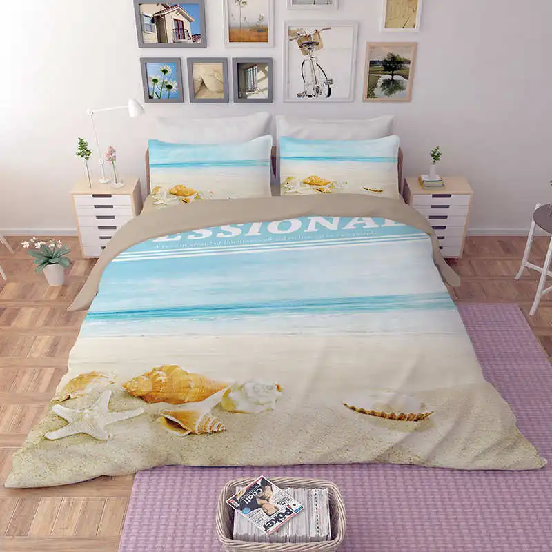 Комплект постельного белья с морскими звездами комплект современного