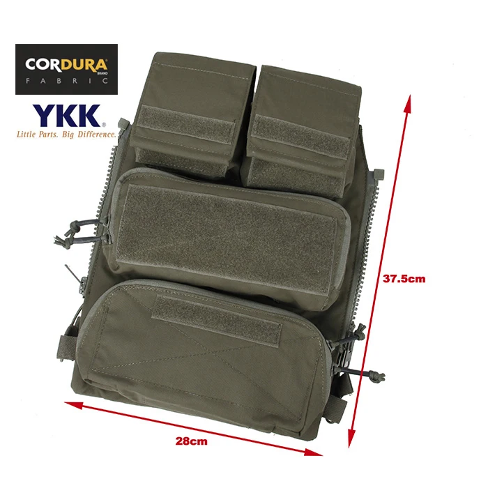 

TMC Tactical Zip On Panel Pouch 2.0 Ranger Green For Gen2 Zippered Plate Carrier TMC3107(051200)