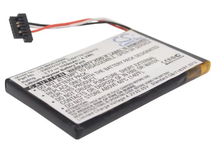 Аккумулятор Cameron Sino 1150 мАч для MITAC Mio C320 C320B C520 C620 C700 C800 BP-LX1320/11-B0001 SN E4MT191323H12 |
