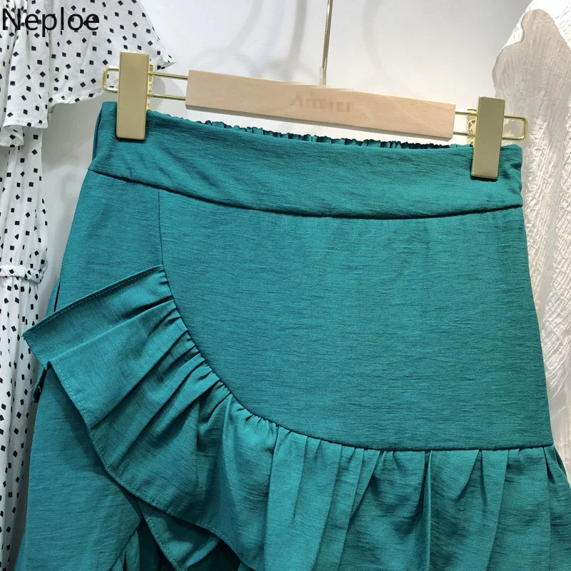Neploe Лето 2019 женские юбки сексуальные нерегулярные короткие Новое поступление