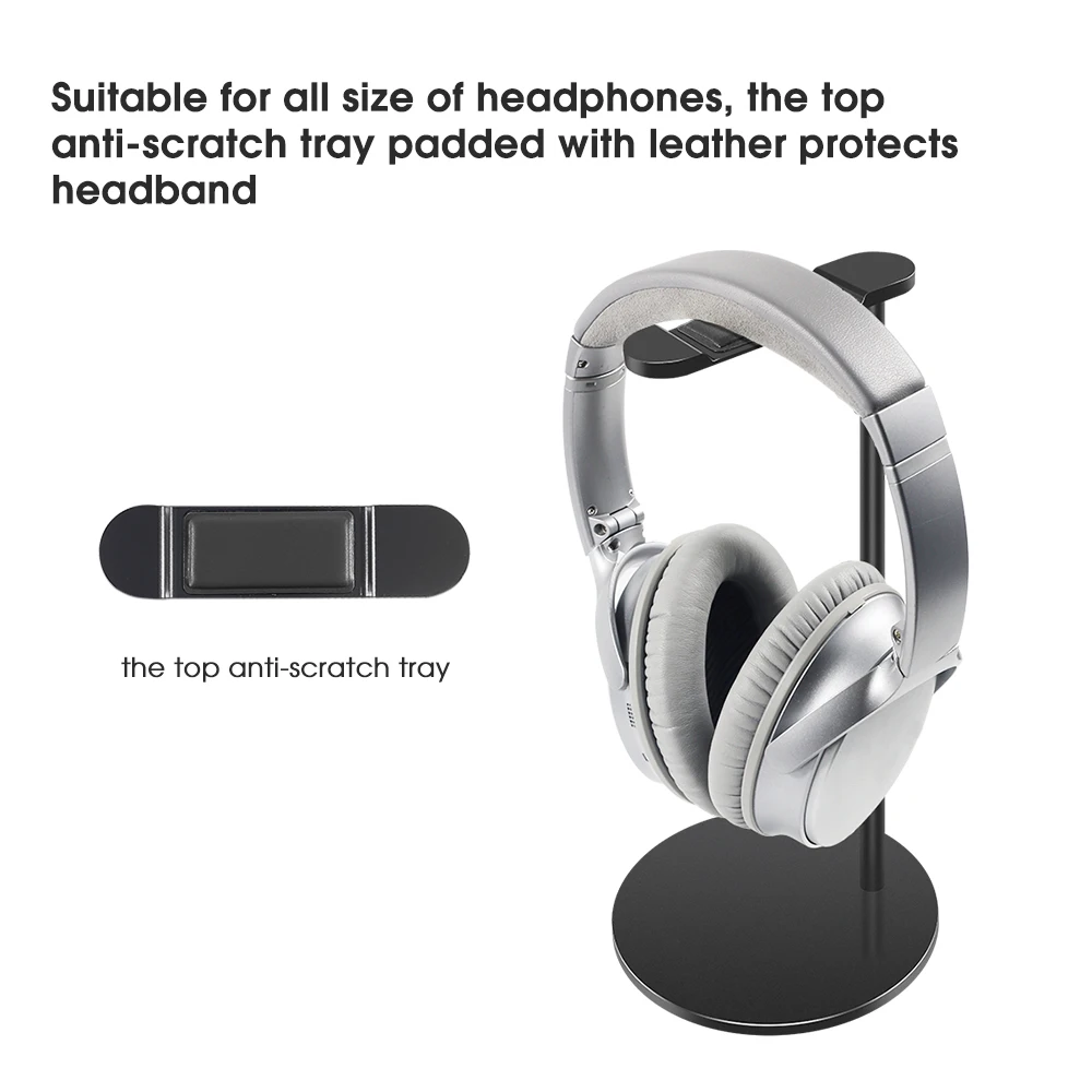 

Universal Headphones Holder Gaming Headset Stand Earphone Display Rack Hanger Bracket For Over Ear Headsets