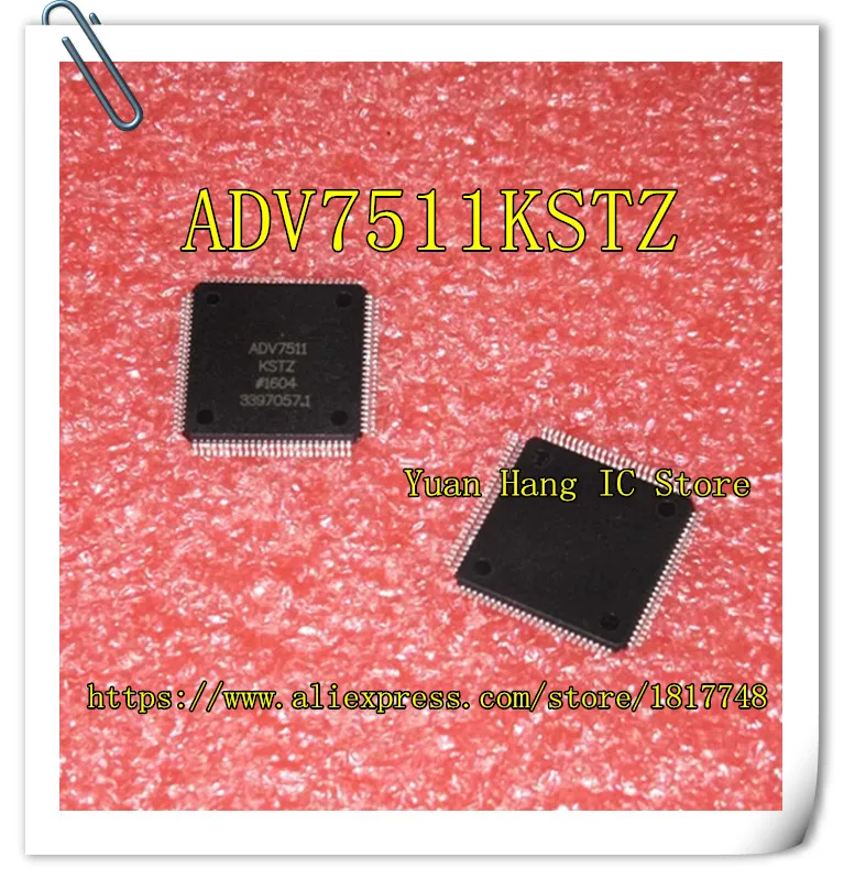 

Free Shipping 2PCS ADV7511KSTZ ADV7511 ADV7511KST QFP-100 225MHz HDMI emitter